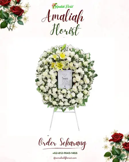 Krans Bunga Duka Pasiran Jaya